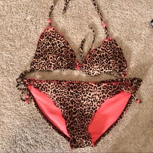 Cheetah print bikini